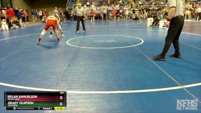 107 lbs Cons. Round 2 - Rylan Samuelson, Devils Lake vs Grady Olafson, Sheyenne