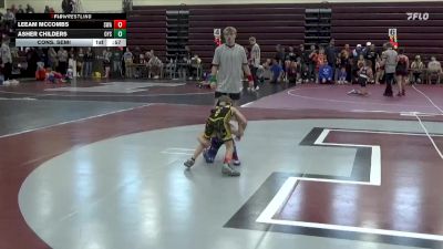 SPW-5 lbs Cons. Semi - Asher Childers, OYSA vs Leeam McCombs, Storm Wrestling Academy