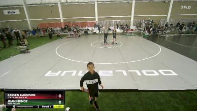 135 lbs Quarterfinal - Juan Munoz, New Mexico vs Kaysen Garrison, Top Of The Rock WC