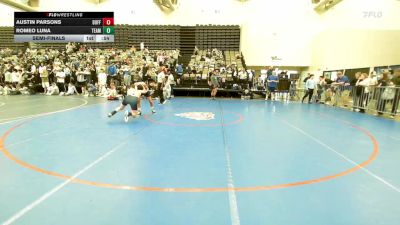 125-J lbs Semifinal - Austin Parsons, Buffalo Valley vs Romeo Luna, Team 209
