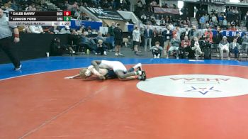 6A 126 lbs 1st Place Match - London Ford, Spain Park Hs vs Caleb Barry, Buckhorn