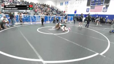 125 lbs Quarterfinal - Mia Hooper, Northview vs Sommer Aossey, Aliso Niguel