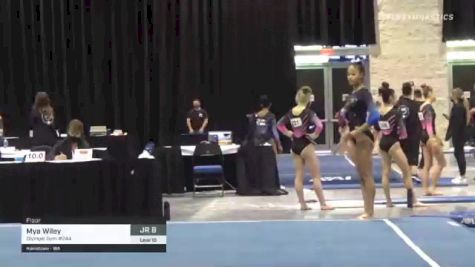Mya Wiley - Floor, Olympic Gym #244 - 2021 USA Gymnastics Development Program National Championships