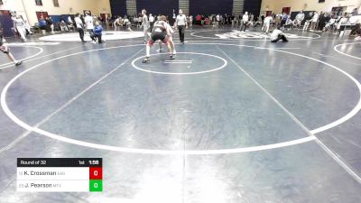 215 lbs Round Of 32 - Kurtis Crossman, Easton vs John Pearson, Mountain View