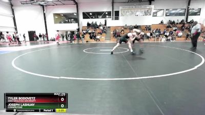 165 lbs Semifinal - Joseph Lashuay, Cornerstone vs Tyler Bodovetz, Ohio Wesleyan University
