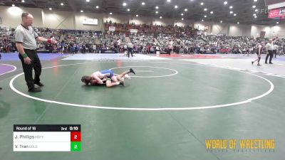 76 lbs Round Of 16 - Colby Wise, Glendale Mat Club vs Tyson Jones, Mad Dawg Wrestling Club