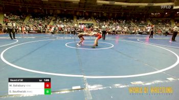 88 lbs Round Of 32 - Maxwell Salisbury, Honey Badgers Wrestling Club vs Gage Southwick, Sanderson Wrestling Academy