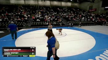 5A 110 lbs Cons. Round 2 - Cianna Whitney, Taylorsville vs Kaaulani Hew-len, Hunter