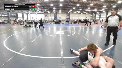 120 lbs Round Of 16 - Bennet Palmeri, NY vs Nolan Rice, PA