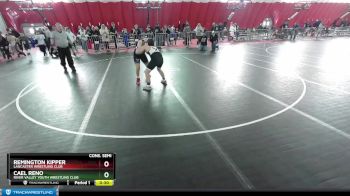 135 lbs Cons. Semi - Cael Reno, River Valley Youth Wrestling Club vs Remington Kipper, Lancaster Wrestling Club