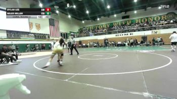 138 lbs Cons. Round 3 - Miles Miller, Peninsula vs Dylan Lee, Simi Valley