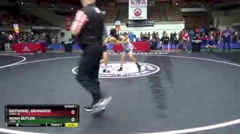 100 lbs Round 1 (16 Team) - Nathaniel Granados, SJWA vs Noah Butler, LAWA