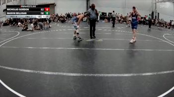 126 lbs Round 2 (4 Team) - Nicholas Gordon, Palm City Thundercats vs Mason Milligan, Freakztyle Wrecking Crew