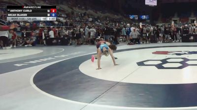 120 lbs Champ. Rd Of 64 - Anthony Curlo, New Jersey vs Micah Blaker, Michigan