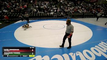 5A 100 lbs Semifinal - Rhiannon Towers, Olympus vs Katie Zimmerman, Hillcrest