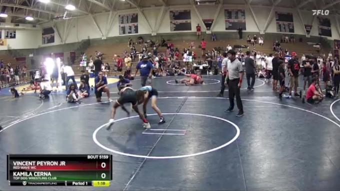 108 lbs 3rd Place Match - Vincent Peyron Jr, RED WAVE WC vs Kamila ...