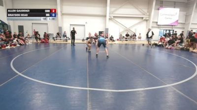 126 lbs Allen Gaudenzi, Connecticut vs Brayden Head, Indiana Blue