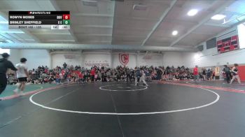 135 lbs Cons. Round 2 - Rowyn Moses, Bear River vs Brinley Sheffield, Douglas County