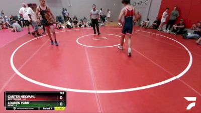 165 lbs Round 4 (6 Team) - Carter Nekvapil, Best Trained vs Louden Park, MPWC