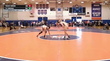 141 lbs 3rd Place Match - Ty Trickle, Trinity (ct) vs Isaac Quiles, Springfield