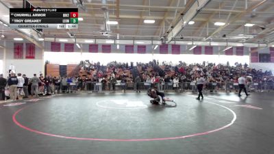 150 lbs Quarterfinal - Churhill Armor, Brockton vs Troy Greaney, Leominster