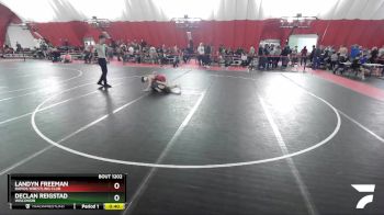 113 lbs Cons. Round 3 - Declan Reigstad, Wisconsin vs Landyn Freeman, Rapids Wrestling Club