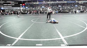 52 lbs Consi Of 4 - James Gremillion, Stronghold vs Axon Higgins, St.Paul Youth Wrestling