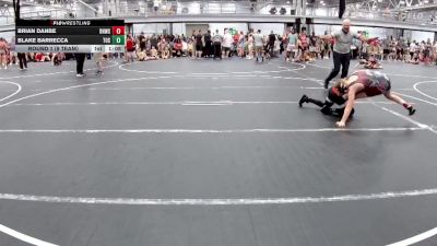110 lbs Round 1 (8 Team) - Brian Danbe, RedNose WS vs Blake Barrecca, The Outsiders Squeeze