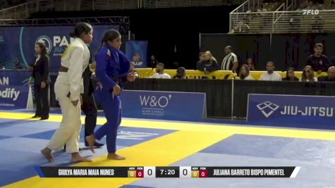 Juliana Barreto Bispo Pimentel vs Giulya Maria Maia Nunes 2026 Pan Jiu Jitsu IBJJF Championship
