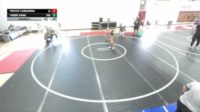 43 lbs Round 5 - Owen Vang, Wright Wrestling Academy vs Rocco Camarena, SoCal Hammers