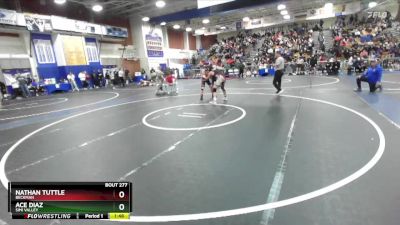 175 lbs Champ. Round 1 - Nathan Tuttle, Beckman vs Ace Diaz, Simi Valley