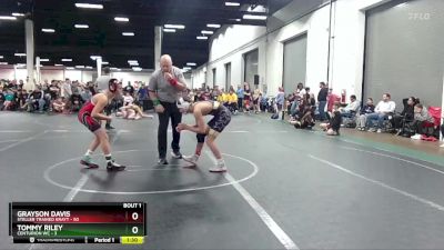 115 lbs Round 1 (4 Team) - Grayson Davis, Steller Trained Krayt vs Tommy Riley, Centurion WC