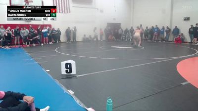 285 lbs Champ. Round 3 - Angus Machen, Tell City vs Owen Corbin, Warsaw Tiger Wrestling