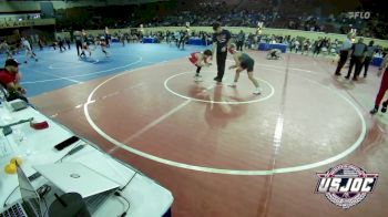 110 lbs Consi Of 16 #2 - Colton Lock, Cardinal Wrestling Club vs Kutter Doucet, Comanche