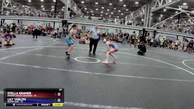 95 lbs Round 1 (8 Team) - Stella Kramer, Kraken Dream Crushers vs Lily Yablon, RaZor GWC