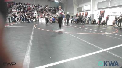 61 lbs Round Of 32 - Legend Bigheart, Sperry Wrestling Club vs Tripp Cooper, Collinsville Cardinal Youth Wrestling