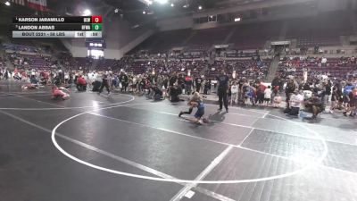 82 lbs 1st Place Match - Karson Jaramillo, Betterman Elite Wrestling vs Landon Abbas, Black Fox Wrestling Academy
