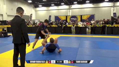 Tamir Barham vs Benyamin Yehoshua Fuller 2024 World IBJJF Jiu-Jitsu No-Gi Championship