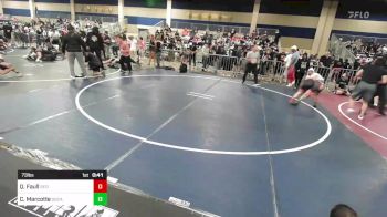 73 lbs 2nd Place - Quintin Faull, Red Wave WC vs Cael Marcotte, SoCal Grappling WC