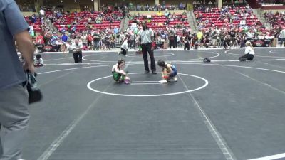 49 lbs Champ. Round 2 - Otis Collins, Mulvane Jr. Wrestling Club vs Maverick Fernandez, Dodge City Wrestling Academy