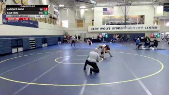 157 lbs Champ. Round 1 - Kadence Roop, Northeast Oklahoma vs Cale Hein, Ottawa University