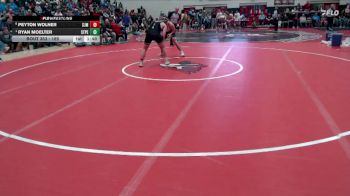 189 lbs Quarterfinal - Ryan Moelter, St. Peter vs Peyton Wolner, Saint James-Madelia