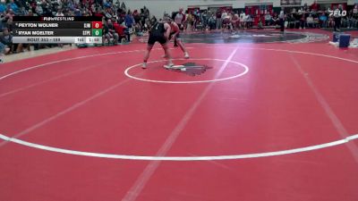 189 lbs Quarterfinal - Ryan Moelter, St. Peter vs Peyton Wolner, Saint James-Madelia
