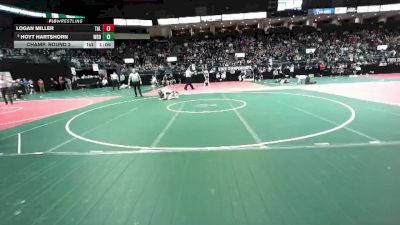 115 lbs Champ. Round 2 - Hoyt Hartshorn, WBD3 vs Logan Miller, TAL2