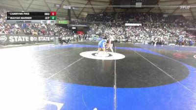 Girls 2A 170 lbs Cons. Semi - Maiyah Marner, Olympic (Girls) vs Camrynn Pike, North Mason (Girls)