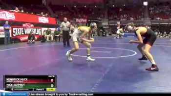 1A-126 lbs 7th Place Match - Nick Schmidt, Beckman Catholic vs Kendrick Huck, Nashua-Plainfield