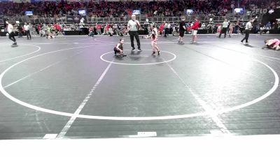 58.4-63.1 lbs Consi Of 8 #1 - Oaklee Karhoff, Mexico Youth Wrestling vs Bailey Flanigan, Bulls