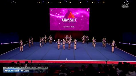 Apex Cheer - Shade [2026 L1 Senior - D2 - Medium Semis] 2026 The D2 Summit