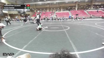 58 lbs Cons. Round 2 - Christopher Coleman, Alpha Academy vs Elijah Porter, Derby