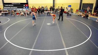 132 lbs Cons. Semis - Liam Neitzel, WI vs Benjamin DeForest, ND